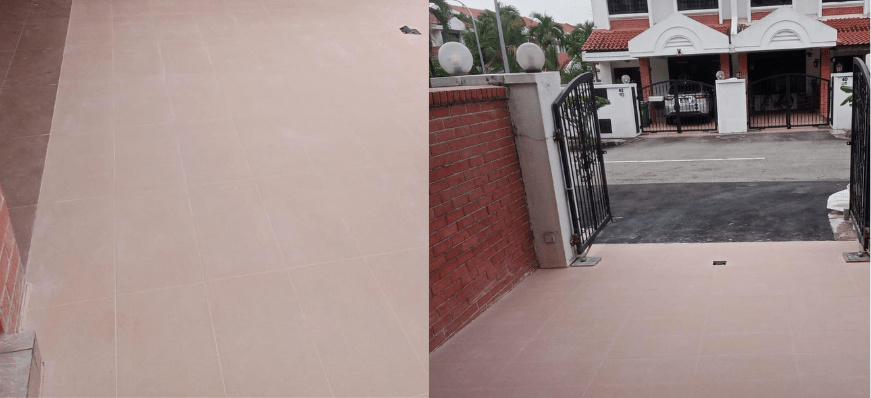 🚗 Durable, Neat, and Professional Car Porch Retiling